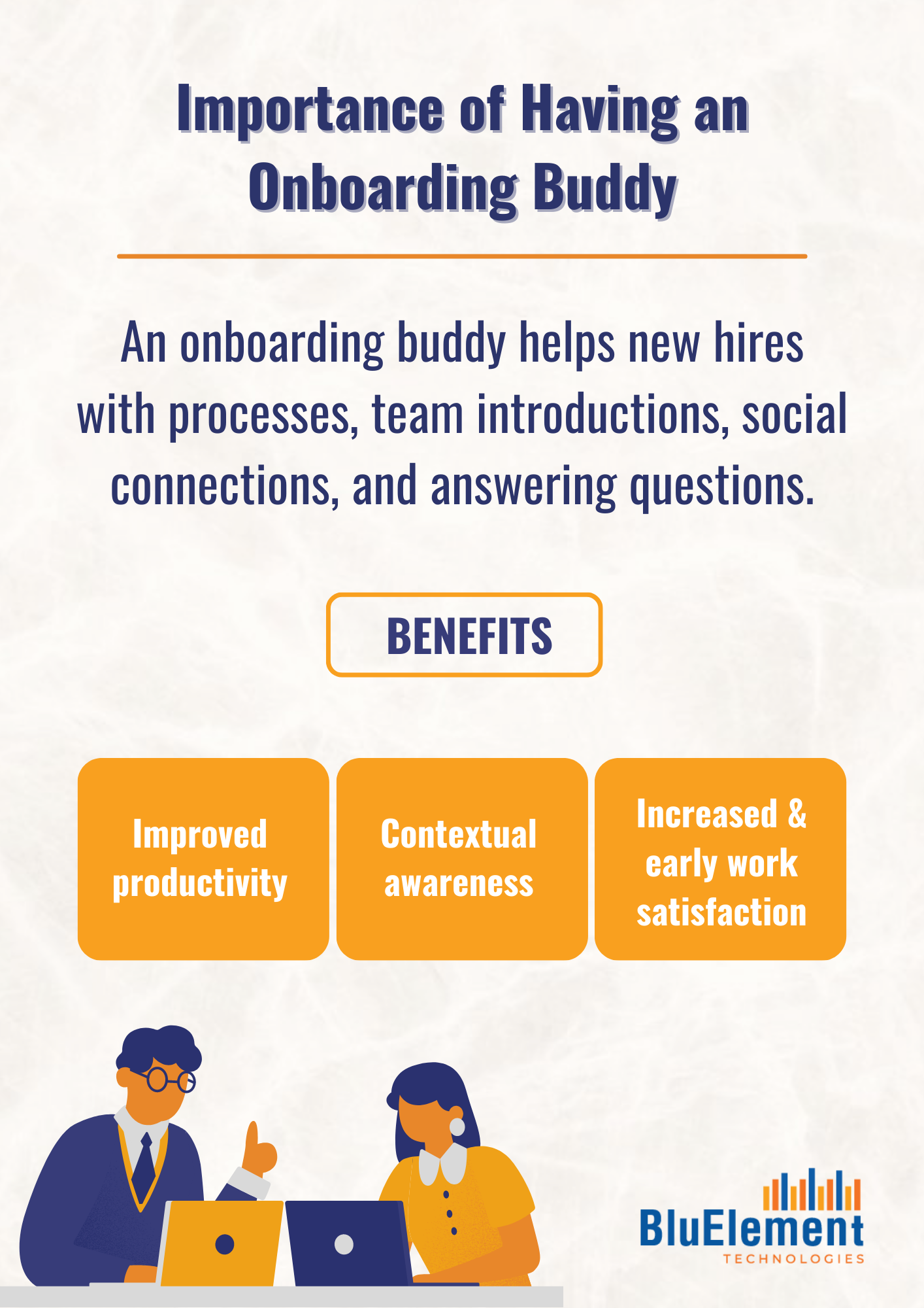 Benefits of establishing a buddy system